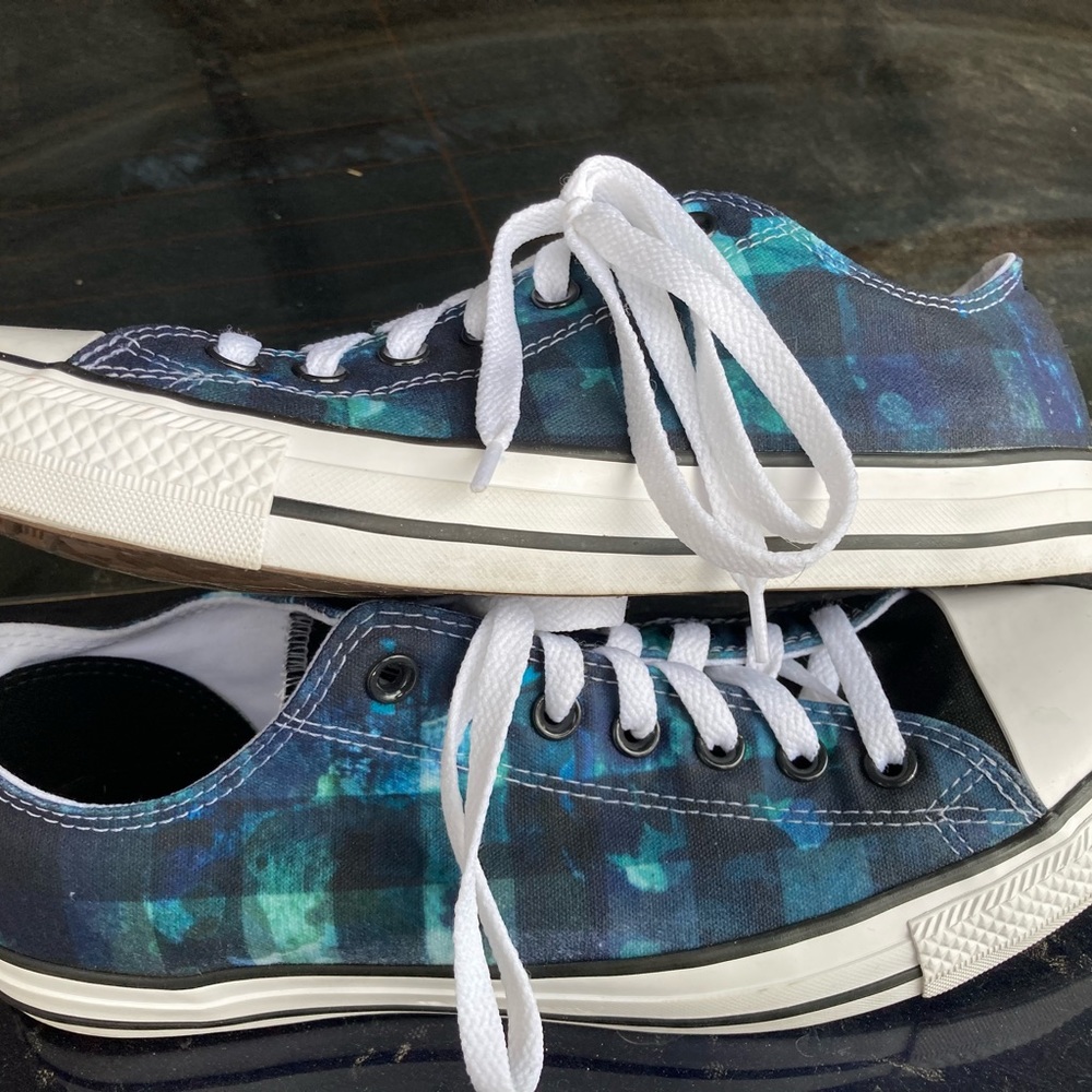 Converse Shoes Mens 10 Womens 12 All Star Chuck Taylor Sneakers 152621C Blue